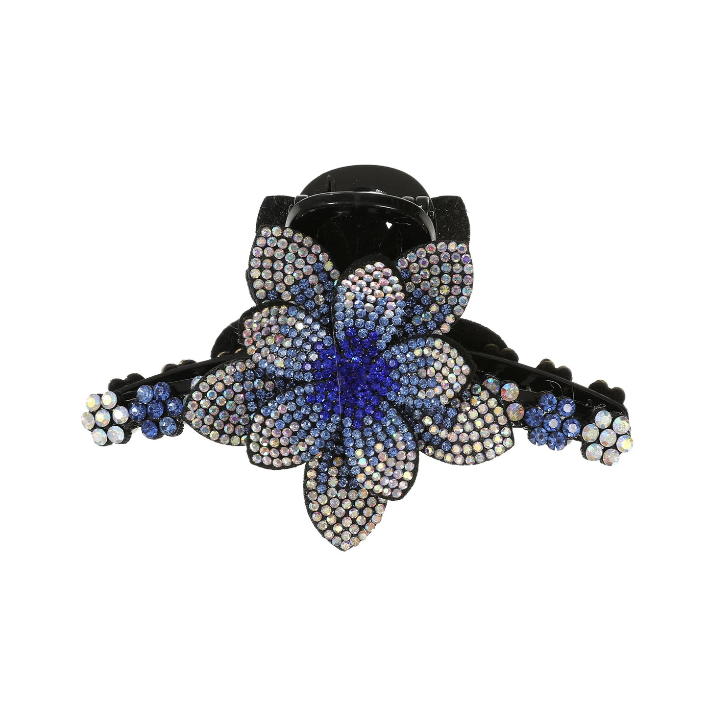 AWAYTR New Flower Hair Claws Clips Hairpins For Girls Women Fashion Rhinestone Hairgrip Barrettes