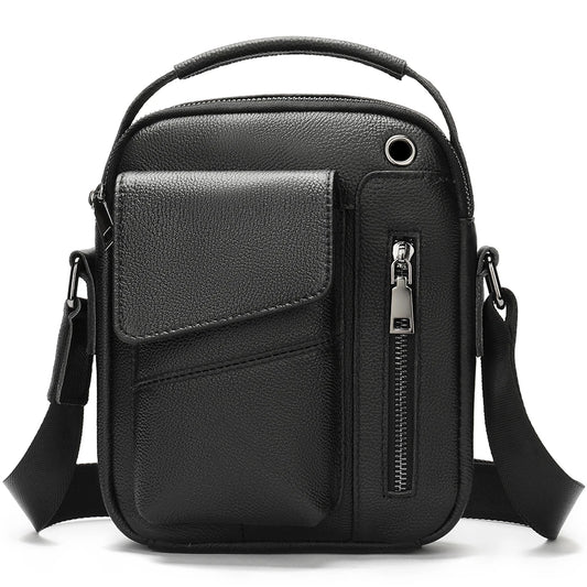 WESTAL Crazy Horse Leather Shoulder Bags for Men Crossbody Bags Purse My Order USB Charging Messenger Bags Leather Handbags Man