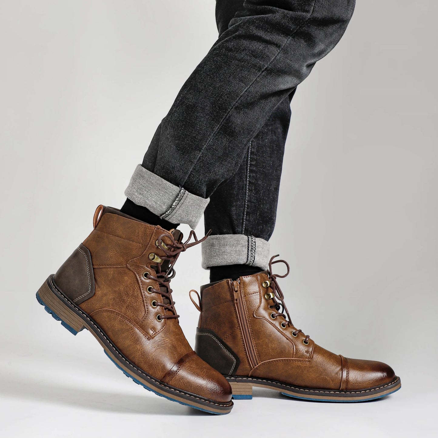 Size 8~13 Men Boots Fashion Brand Comfortable Ankle Boots For Men