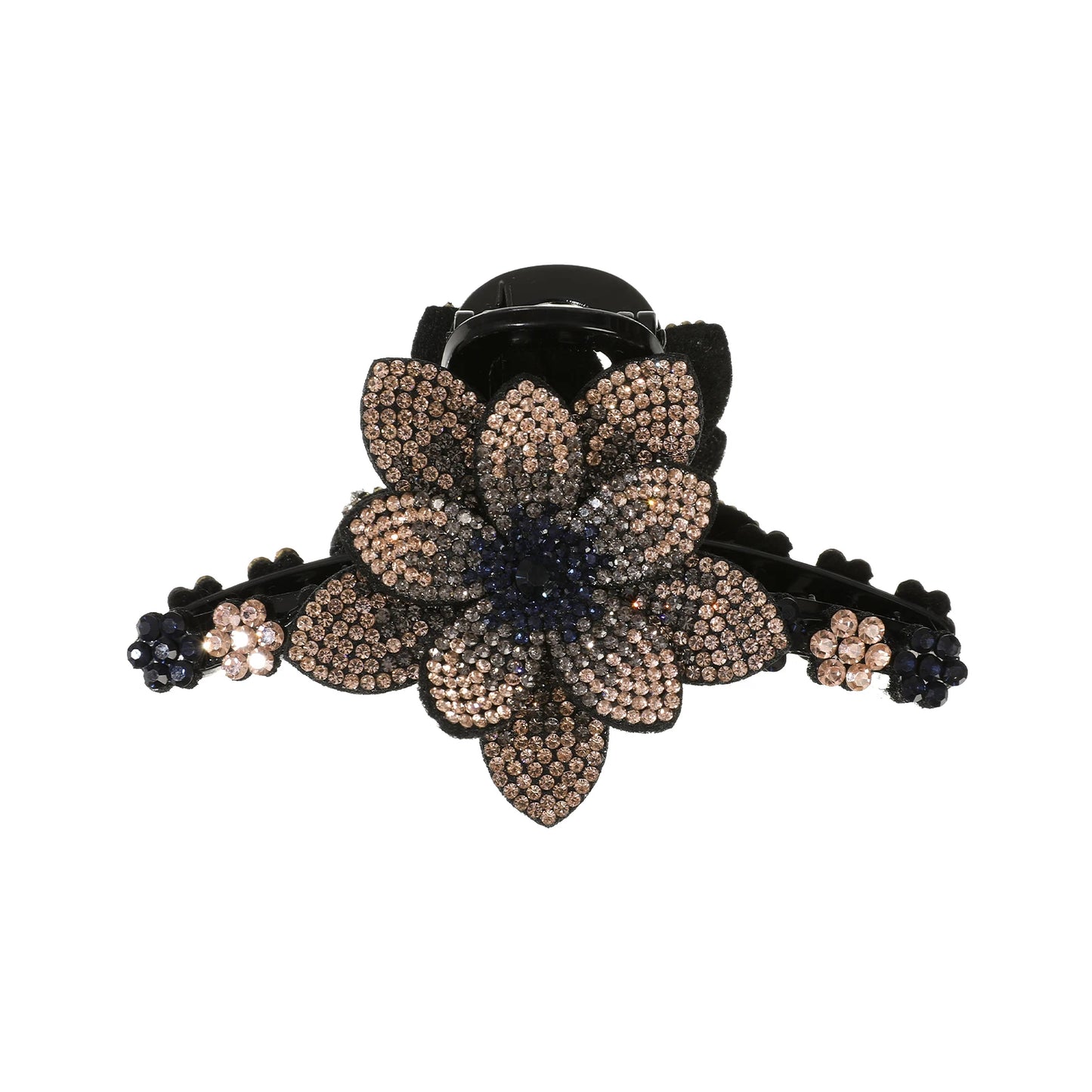 AWAYTR New Flower Hair Claws Clips Hairpins For Girls Women Fashion Rhinestone Hairgrip Barrettes
